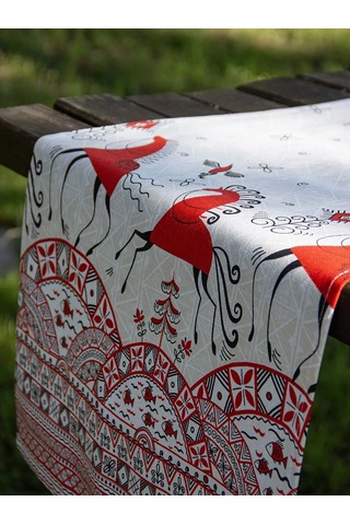 Leohome Rus Koleksiyonu Köçe Rus Havlusu 449723354 Beyaz