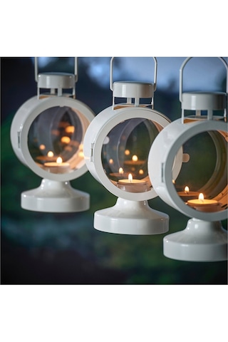 Ikea Flodsvala Fener Kırık Beyaz 21 Cm