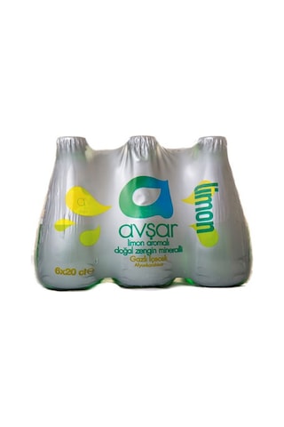 Avşar C Plus Limon Aromalı Maden Suyu 6 x 200 ML
