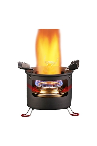 Outdoor Yemek Ve Çay Seti: Eksiksiz Kamp Ekipmanları out-2969-2 Açık Gri