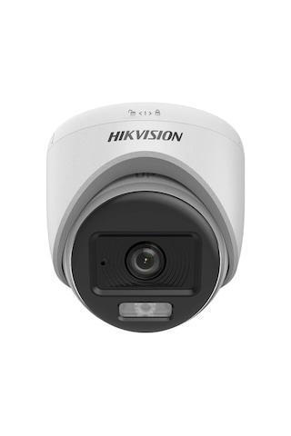 Hikvision Tvı-ahd 2mp 2.8mm Sabit Lensli Colorvu Ir Turret Dome Analog Kamera Ds-2ce70df0t-lpfs