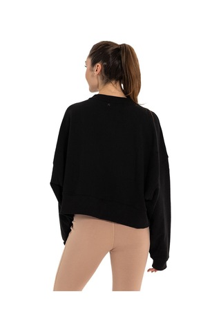 Inguz Oversize Sweatshirt Siyah