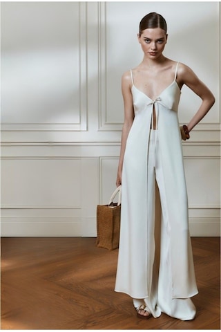 Reya Uzun Üst Beyaz