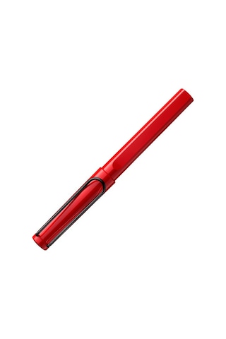 Lamy Safari Roller Kalem Metal Siyah Klips Kirmizi Kırmızı