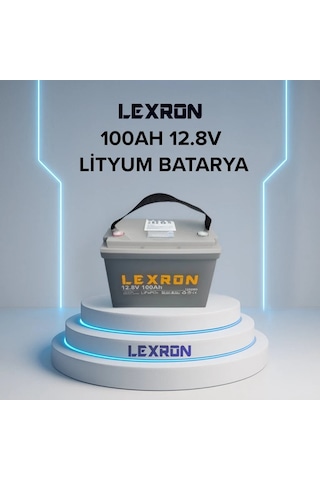 Lexron 12.8v 100ah Lityum Batarya