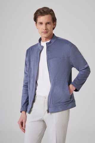 Morven Erkek Mavi Trend Baharlık Çift Taraflı Süet Mont 26ms024003300 Mavi