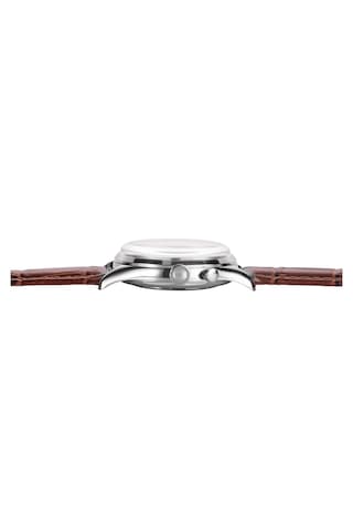Vulcain Cricket Classique 36 Mm Eggshell Sapphire Caseback Mekanik Alarm Erkek Kol Saati Metalik