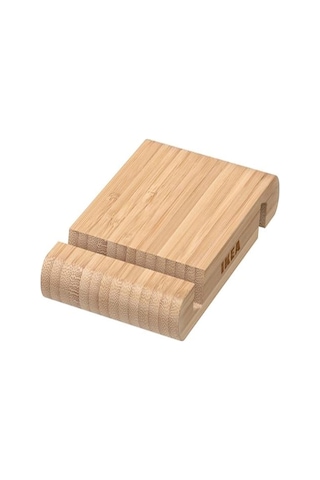 Ikea Bergenes Ahşap Bambu Cep Telefonu Ve Tablet Tutucu Stand