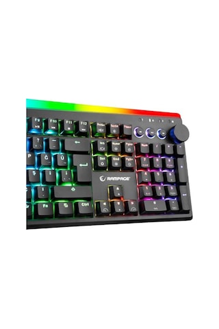 Rampage Kb-r97 X-tracer Siyah Rgb Aydınlatmalı Red Switchgaming Oyuncu Mekanik Klavye Kdo