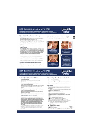 Breathe Right Burun Bandı Extra Güçlü Standart Boy 10'lu, 2 Kutu