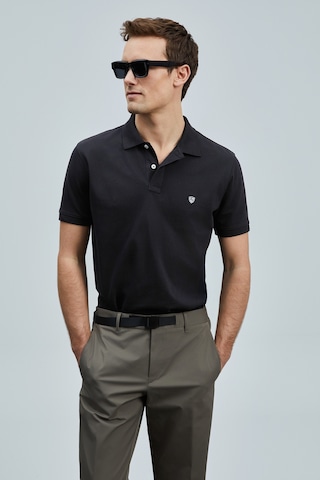 Lufian Erkek Polo Yaka T Shirt 111040206 Siyah Siyah