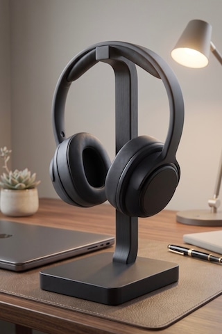 Masaüstü Kulaklık Standı Tutucu - Minimalist 3d Baskı Oyuncu Gamer Kulaklık Askısı