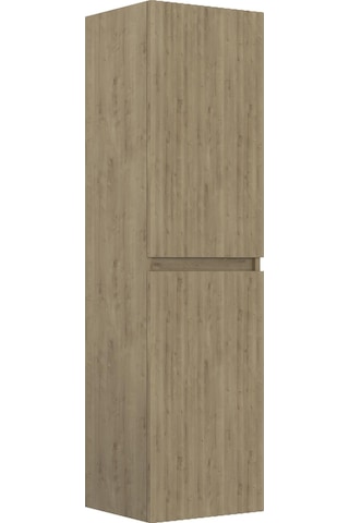 Orka Lentia 40 Cm Meşe Banyo Çamaşır Boy Dolabı Meşe