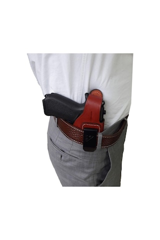 Sig Sauer P-228 Belt Maşalı Deri Kılıf Siyah