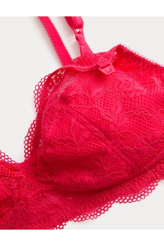 Marks & Spencer Jasmine Dantel Detaylı Sütyen T33000788 Kırmızı