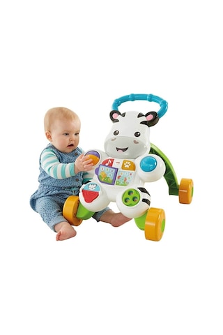 Fisher Price DLD80 Melodili Zebra Yürüteç Yürüme Yardımcısı
