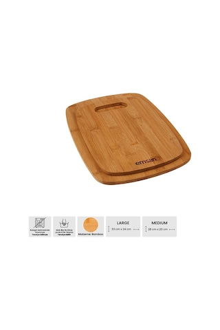 Emsan Chop 2li Kesme Tahtası Ahşap