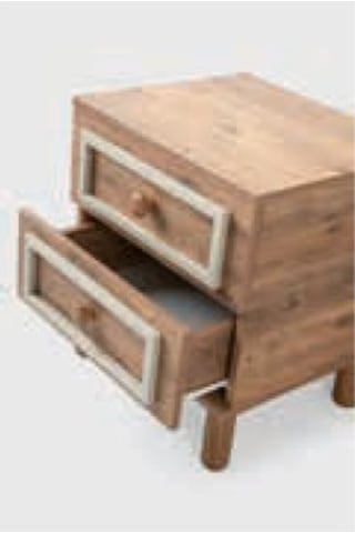 Bera 2 Çekmeceli Ezgi Komidin Ceviz