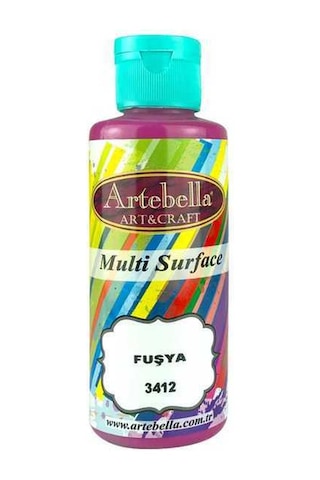 3412130 Artebella Multı Surface Boya 130Cc Fuşya