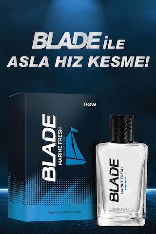 Blade Marine Fresh Erkek Parfüm EDT 70 ML + Marine Fresh Erkek Sprey Deodorant 3 x 150 ML