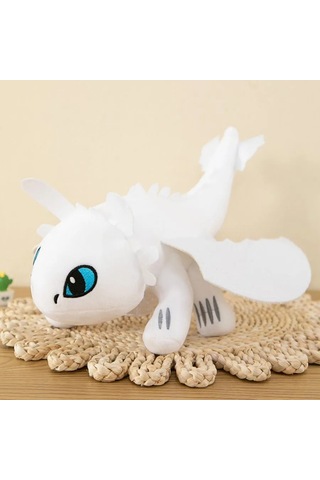 Geeksen Siyah 27cm Kuyruk Askılıklı Araba Dekorasyon Oyuncak, Uçuş Simülasyonu Kanatlı Ejderha Plüş Figürü, Sıkıştırılmış Paket