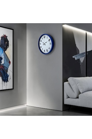 Royal Lacivert 36 Cm Duvar Saati Çok Renkli