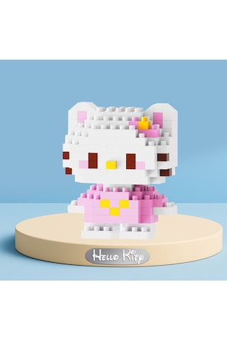 Bricks 3d Puzzle Yapı Blokları Seti - Pembe Hello Kitty