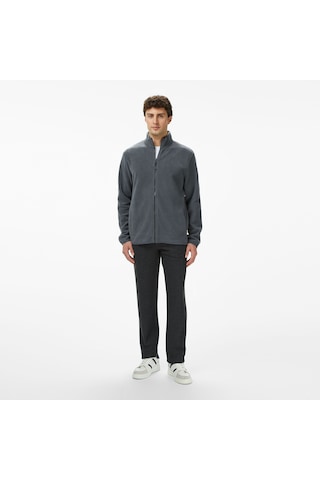 Nautica Erkek Gri Regular Fit Sweatshirt Düz K57052t Gri