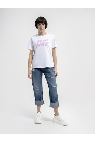 Loft Kadın T-shirt Beyaz Lf2034950 24yp69000185 P69100