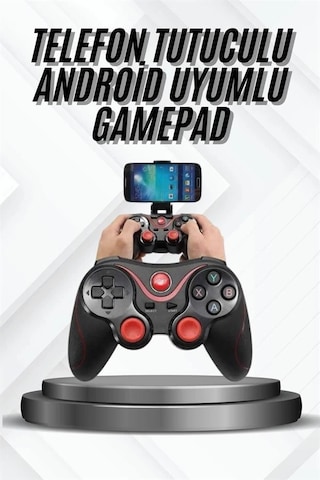 Mey İthalat Yeni Nesil X3 Gamepad Android Uyumlu Telefon Tutucu Özellikli Joystick 12313977