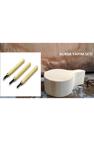 Kuksa Ahşap Bardak Yapım Seti
