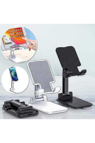 Ayarlanabilir Cep Telefonu Tutucu Masaüstü Standı İphone Uyumlu Ipad Tablet Katlanabilir Destek
