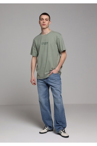 Colin's Colins Comfort Fit Yuvarlak Yaka Düz Erkek Yeşil Kısa Kol Tişört Cl1079721 Q1.v2 Sag Çok Renkli