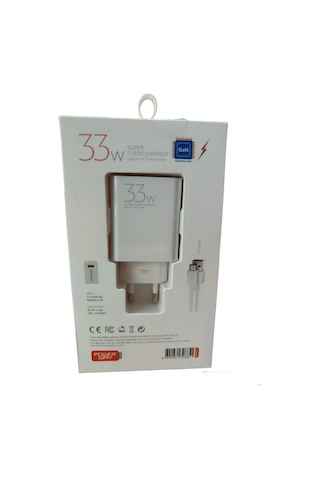 Powerway Gan 33w Super Turbo Şarj Type C Şarj Aleti