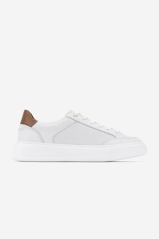 Valmenti Erkek Hakiki Deri Beyaz Sneakers & Spor Ayakkabı 1149 Style-9 Erk Ayk Y26 Beyaz/taba