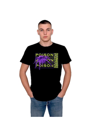 Poison Örümcek Spider Ağ Animal Tişört Unisex T-shirt 001