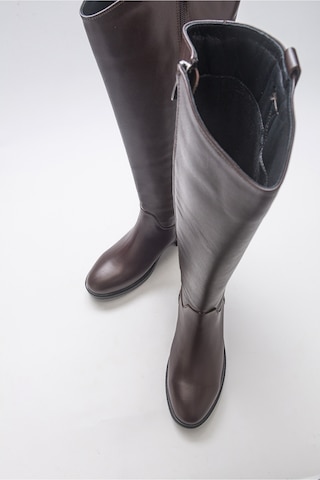 Luvishoes Acro Kahve Cilt Hakiki Deri Kadın Çizme Kahverengi