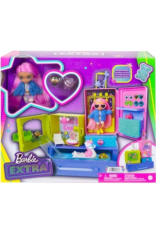 Hdy91 Barbie Extra - Mini Bebekler Ve Hayvan Dostlarının Seyahat