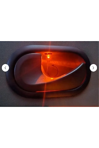 Araç Kapı Kolu İçin 4 Adet 5mm Turuncu Renk Led. 4 Adet Montaj Yu