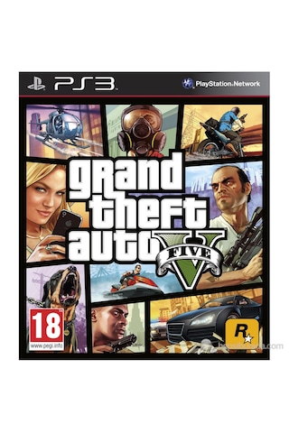 Grand Theft Auto V Gta V Ps3 Playstation 3 Cd Oyun Teşhir