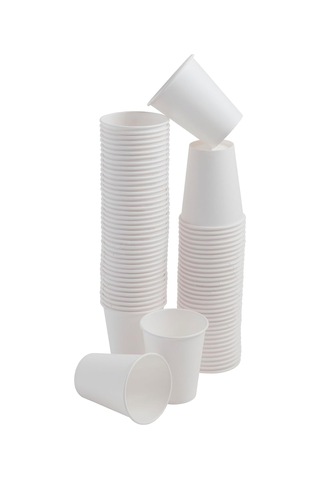 Cuptoyou 75 Adet Tek Kullanımlık Karton Bardak 8 Oz 250 Ml, Beyaz Sıcak Bardaklar, Kağıt Meyve Suyu Sku: Smg8690010540294 Açık-ahşap