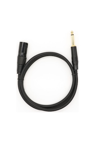 Enstrüman Gitar Kablosu Xlr Erkek 6.35Mm Erkek Kablo 3 Metre K