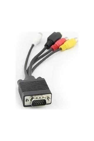 S-video-rca Av Adaptör Kablosu, Pc Dizüstü Bilgisayar İçin Vga Svga Tv Çıkış