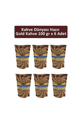 Kahve Dünyası Gold Hazır Kahve 6 x 100 G