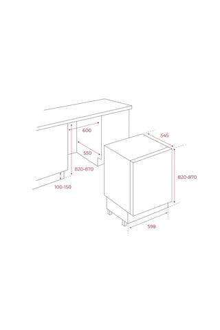 Teka RSR 41160 BU EU Tezgah Altı Ankastre Buzdolabı