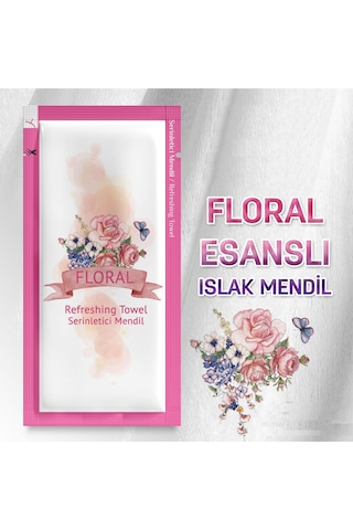 Selanikli Islak Mendıl 5 10 500'lü Pk Floral