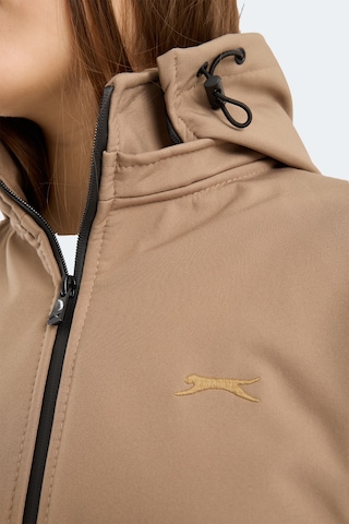 Slazenger Heat Control Kadın Çıkarılabilir Kapüşonlu Bej Mont & Kaban Bej