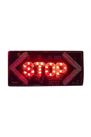 Bluetooth Araç Kiti Elektrikli İşaret Cihazı Oklu Stop Küçük