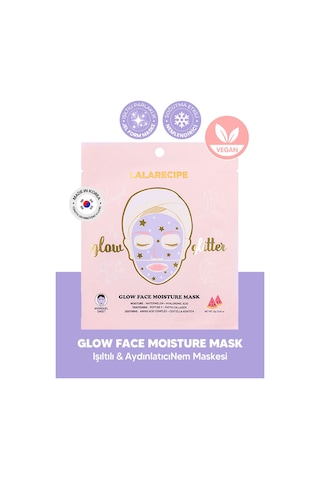 Lalarecipe Ne MLendirici ve Aydınlatıcı Cam Cilt Glitter Maske LALARECIPE Glow Moisture Mask
