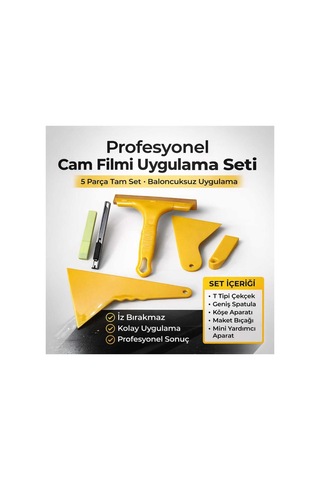 Cam Filmi Uygulama Aparat Seti 5 Parça - 842422739 Cam Filmi Uygulama Aparat Seti 5 Parça - 842422739